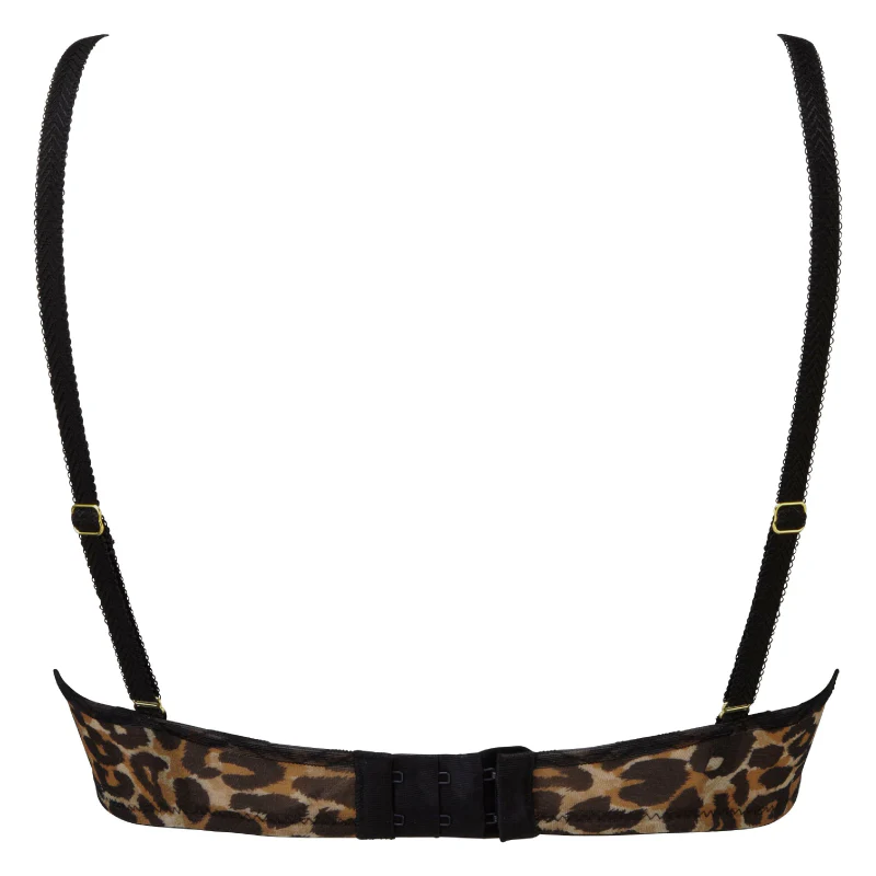 Gossard Glossies Leopard Black Printed Sheer Bra - Image 10