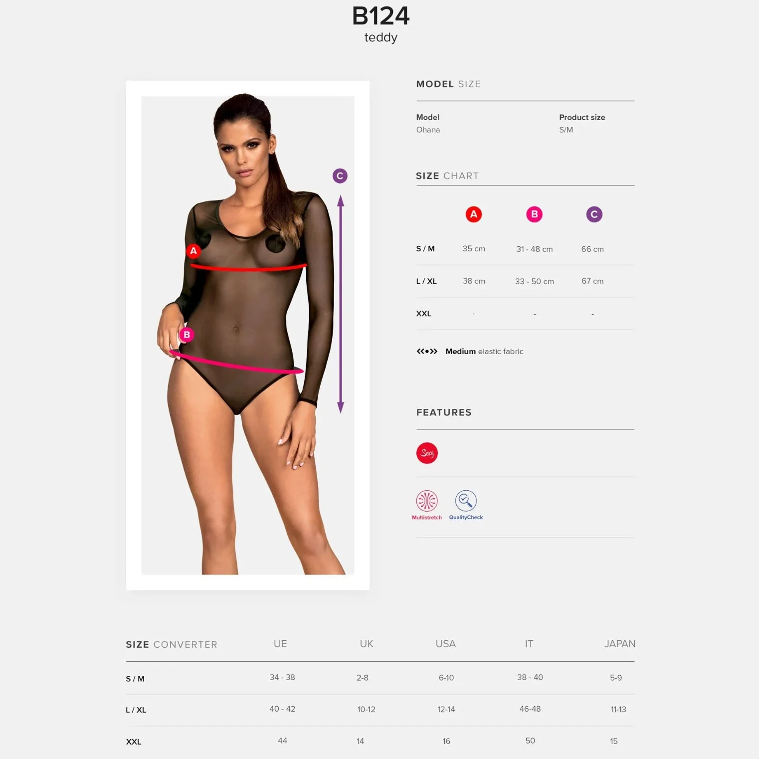 Obsessive Senia Sheer Bodysuit - Image 5