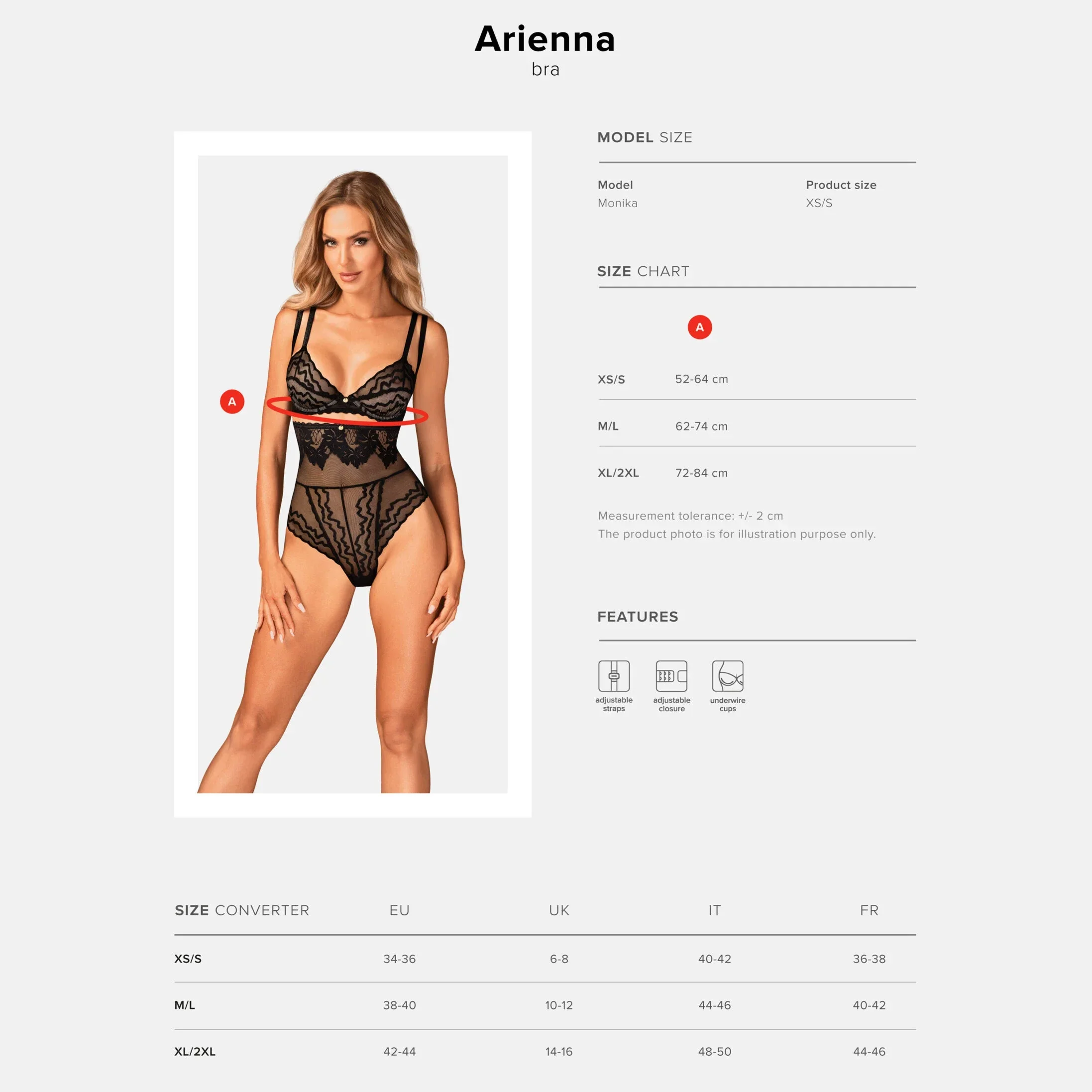Obsessive Arienna Sheer Demi Cup Underwire Bra - Image 7