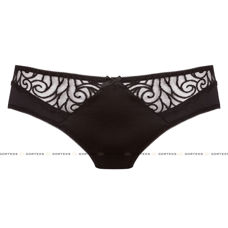 Gorteks Onyx Sheer Embroidered Bikini Panty - Image 3