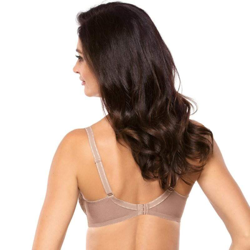 Gorteks Dakota Sheer Floral Embroidery Plus Size Bra - Image 2