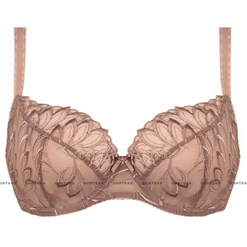 Gorteks Dakota Sheer Floral Embroidery Plus Size Bra - Image 3