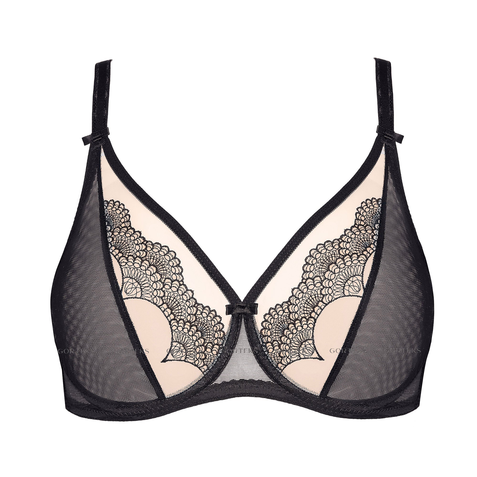 Gorteks Heidi Sheer Full Plunge Underwire Bra - Image 5