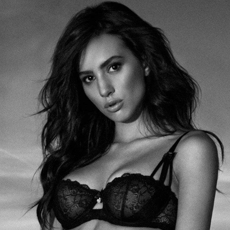 Orhideja Stunner Sheer Lace Balconette Bra - Image 3