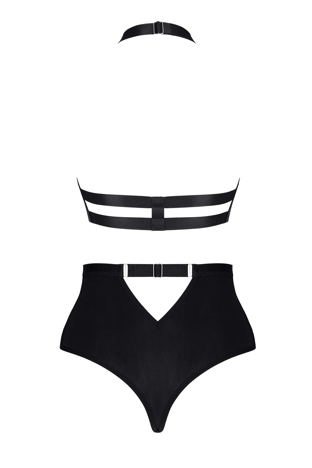 Demoniq Paloma Sheer Lace Bra & High Waist Shorts - Image 5