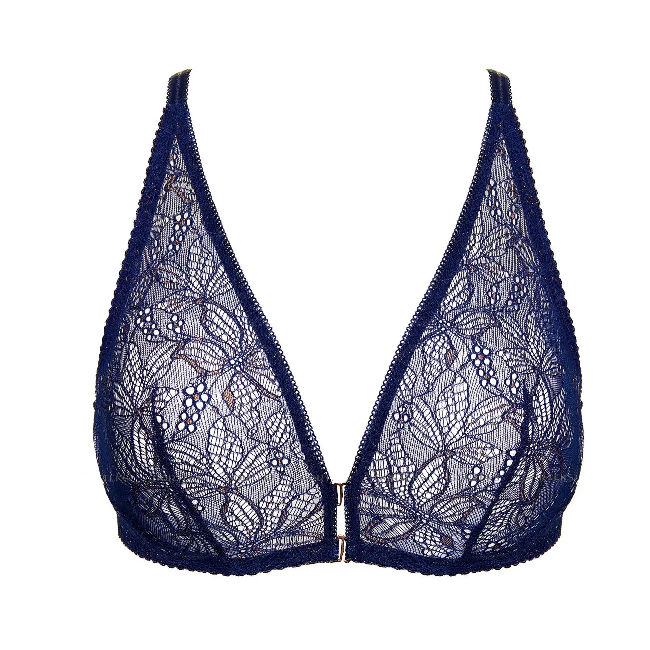 Gorteks Tango Sheer Lace Front Clasp Bralette - Image 3