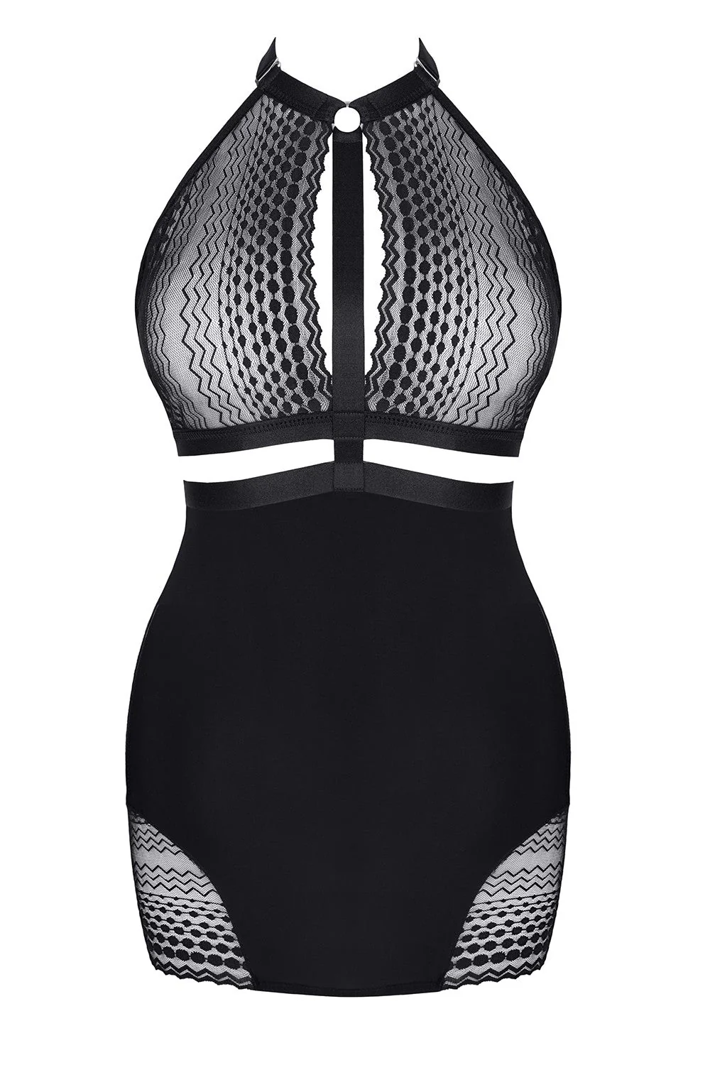 Demoniq Manuela Sheer Lace Top Dress - Image 3