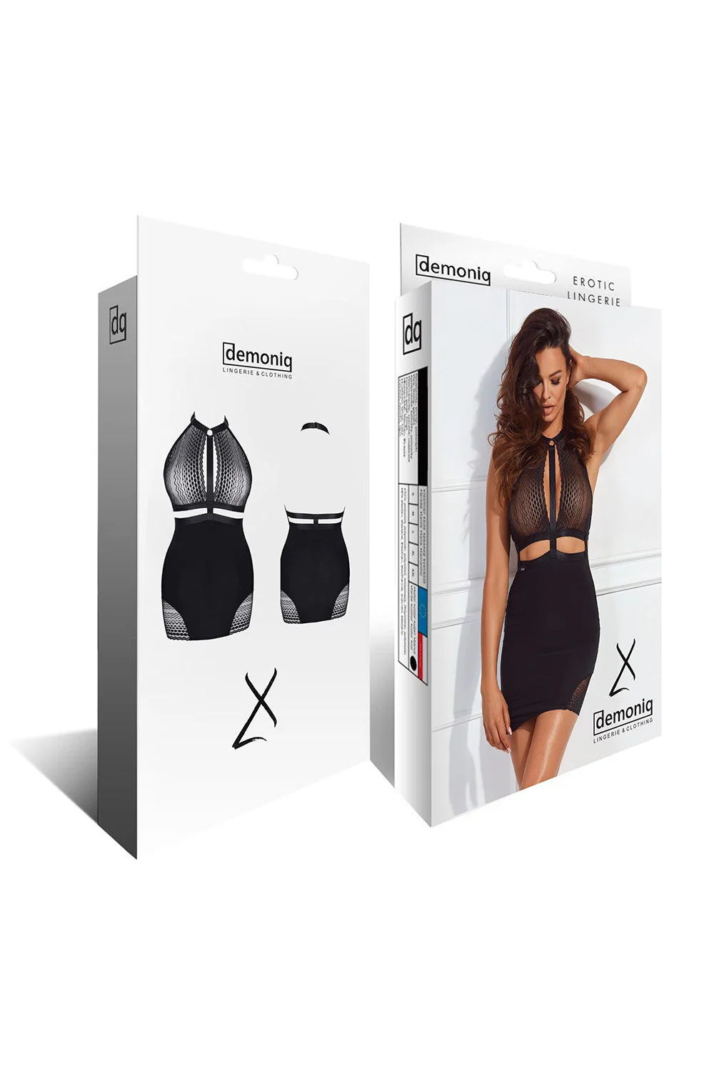 Demoniq Manuela Sheer Lace Top Dress - Image 5