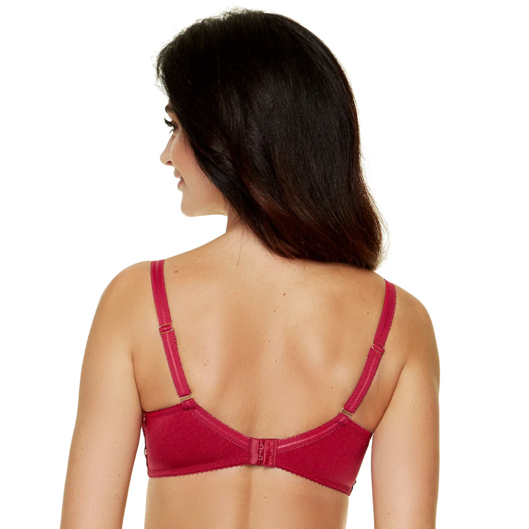 Gorteks Sierra Sheer Mesh Embroidery Full Coverage Bra - Image 2