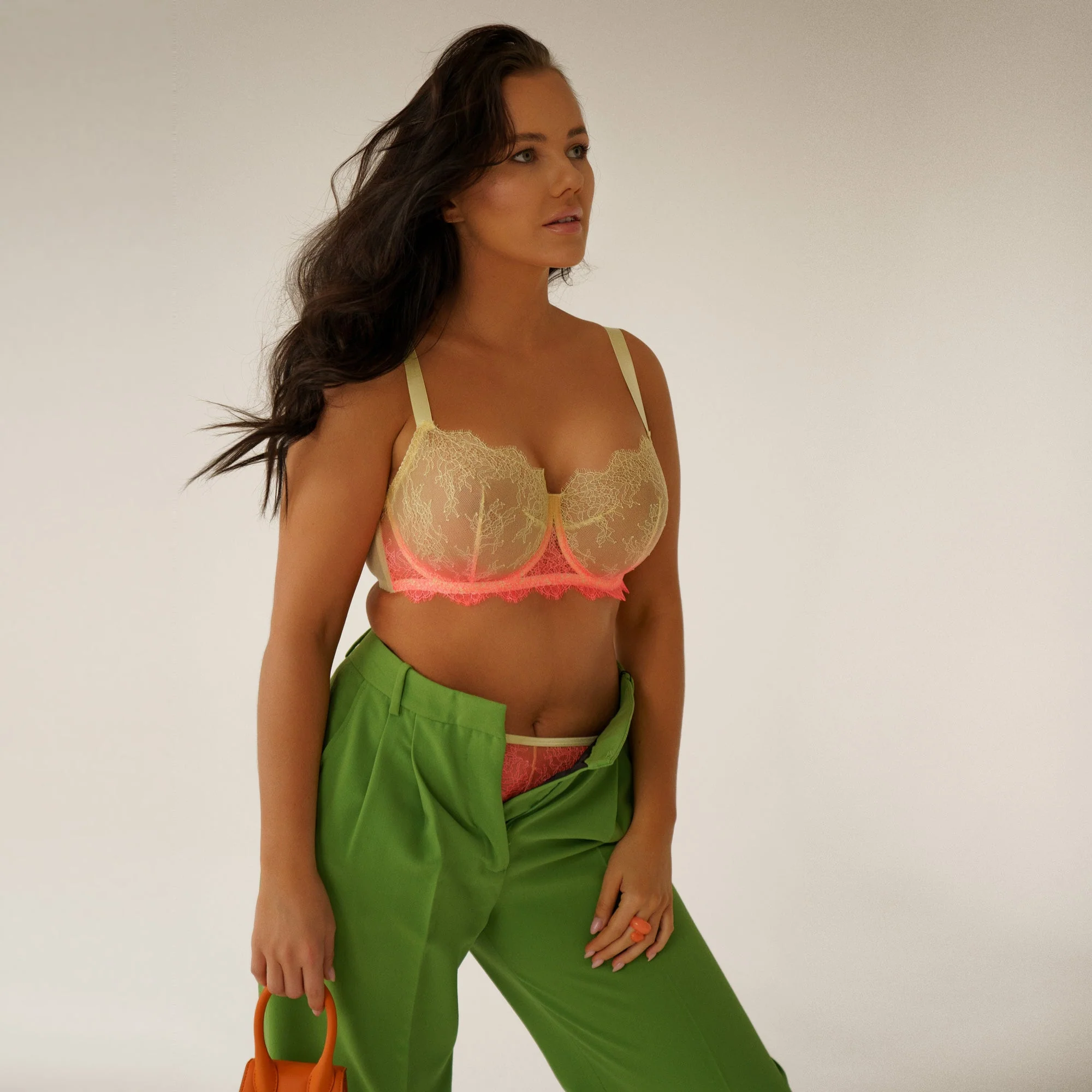 Kinga Sunday Sheer Lace Full Figure Bra - Image 4