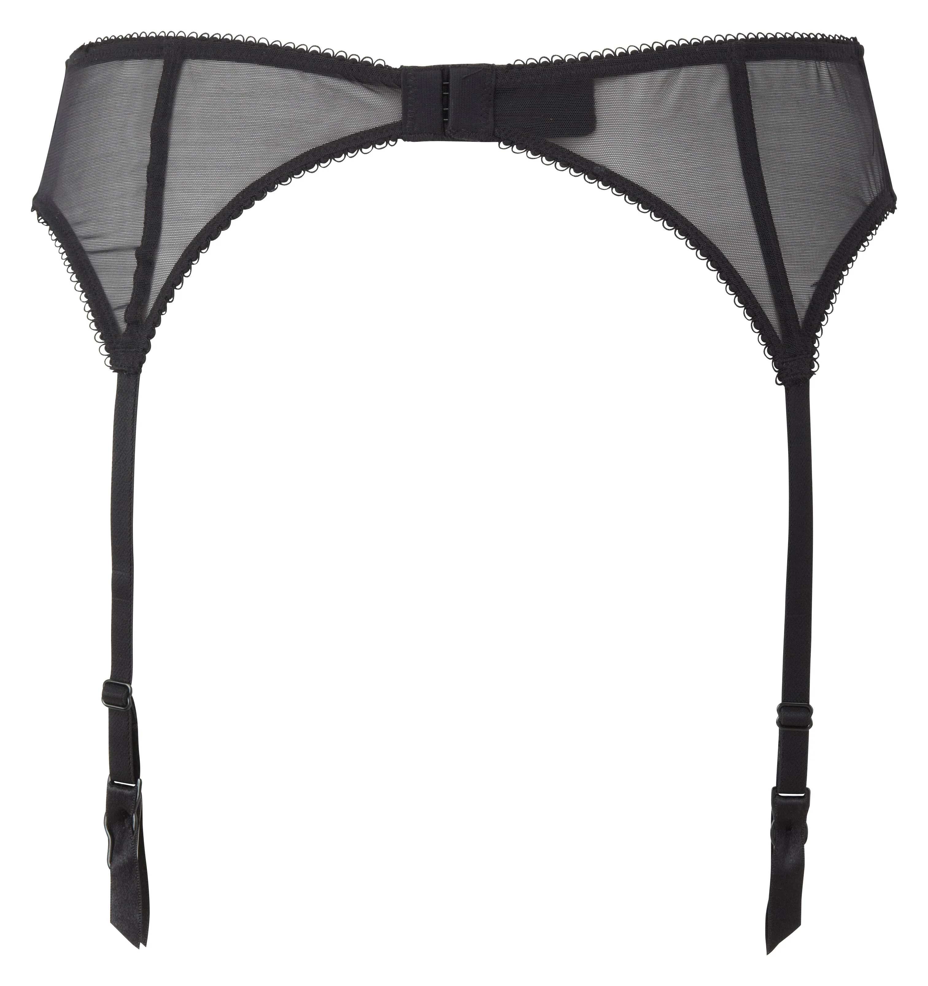 Gossard Superboost Lace Black Sheer Garter Belt - Image 5