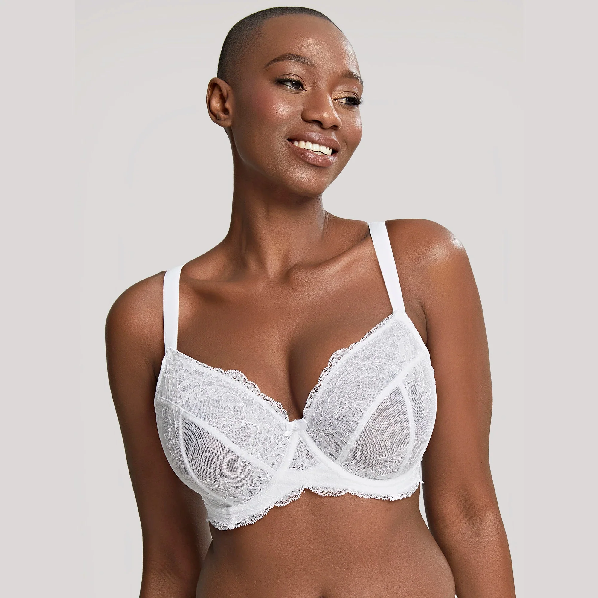 Panache Ana Plunge Sheer Lace Bra - Image 3