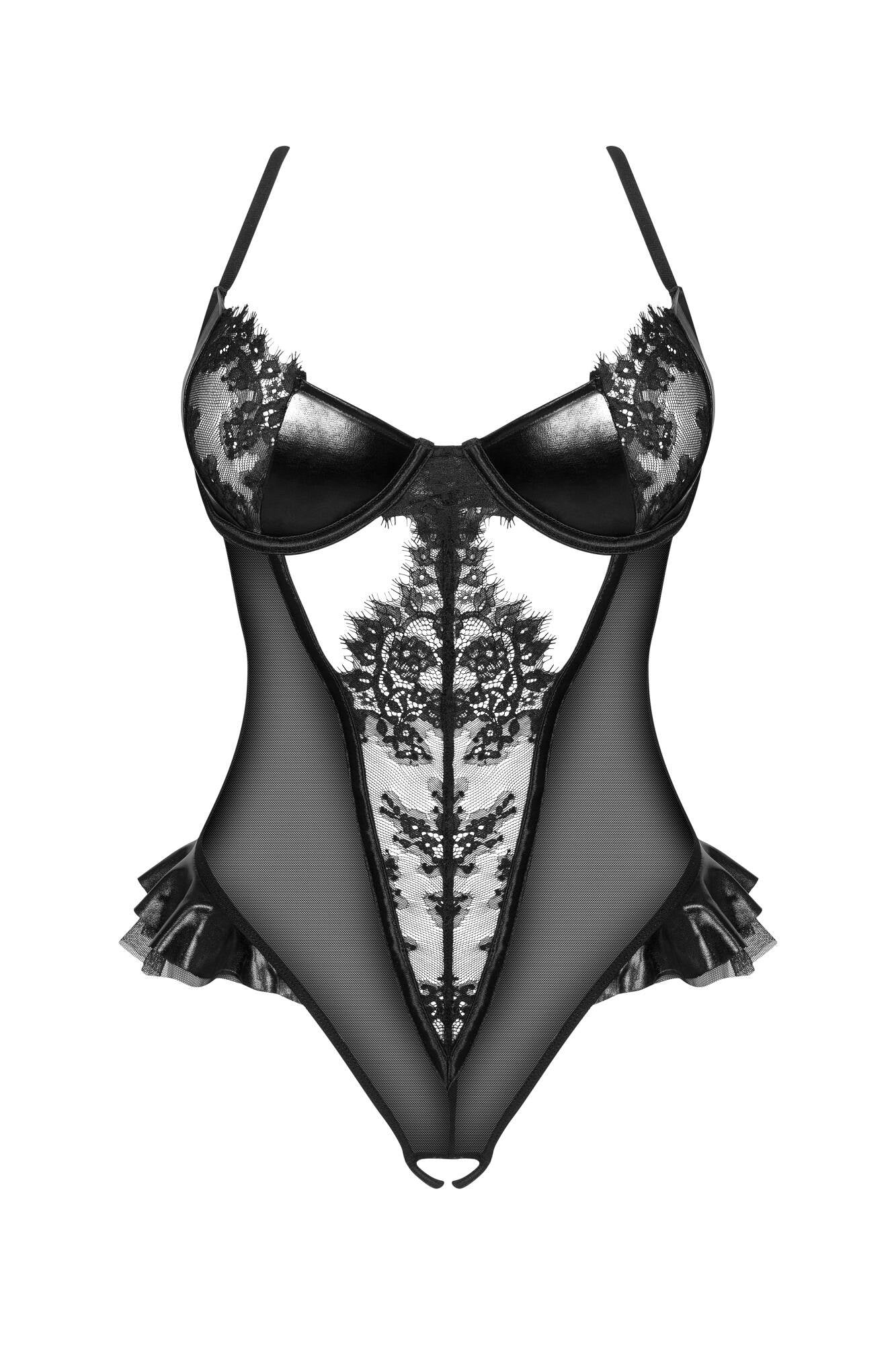 Beauty Night Rafaella Sheer Lace Teddy - Image 4