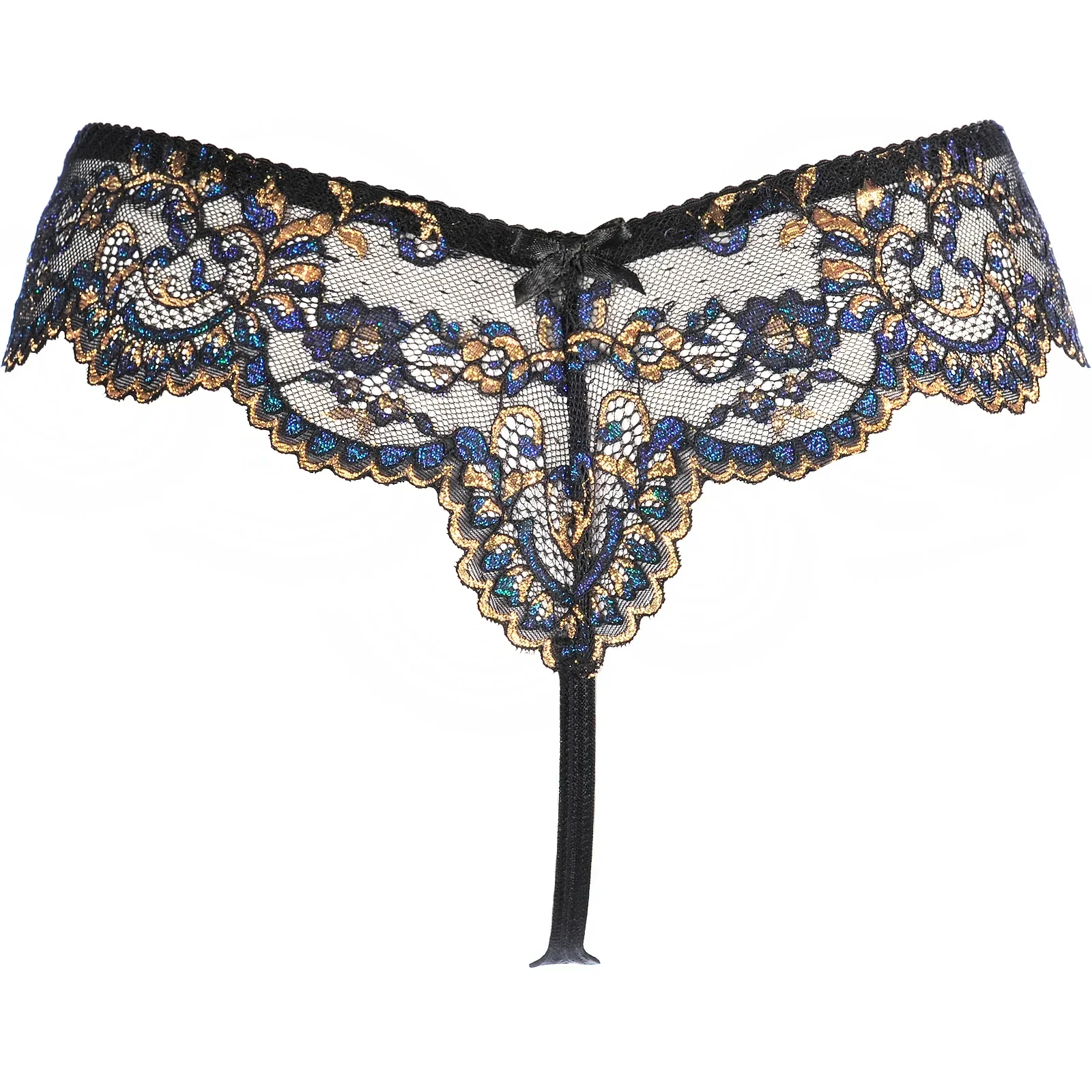 Axami Sensations Sheer Lace Thong Panty - Image 4