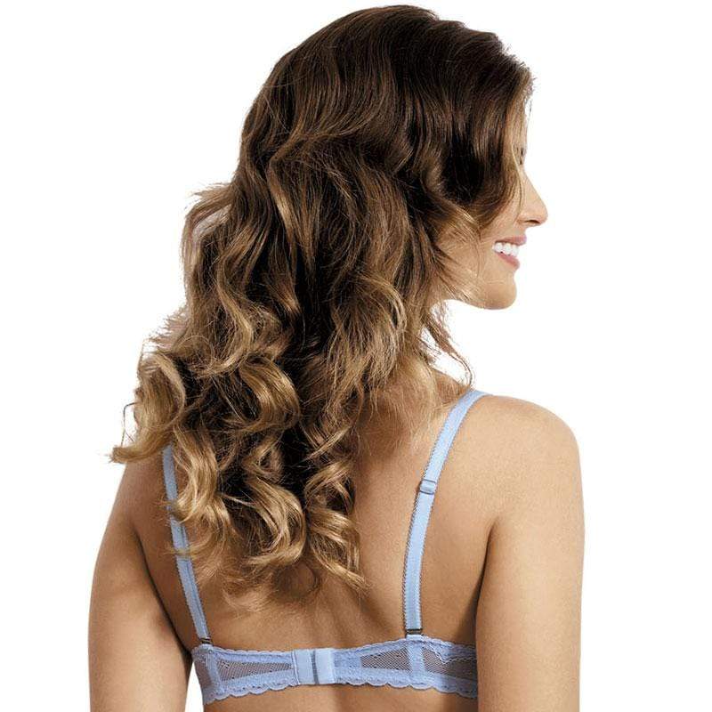 Kinga Nubi Sheer Lace Triangle Plunge Bra - Image 3