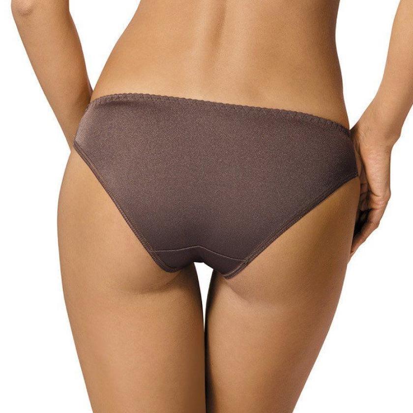 Gorteks Pamela Mocha Sheer Low Rise Bikini Panty - Image 2