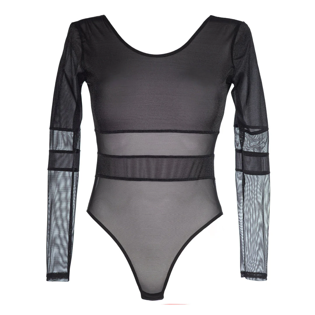 Axami Miami Vibe Sheer Shimmer Mesh Teddy - Image 3