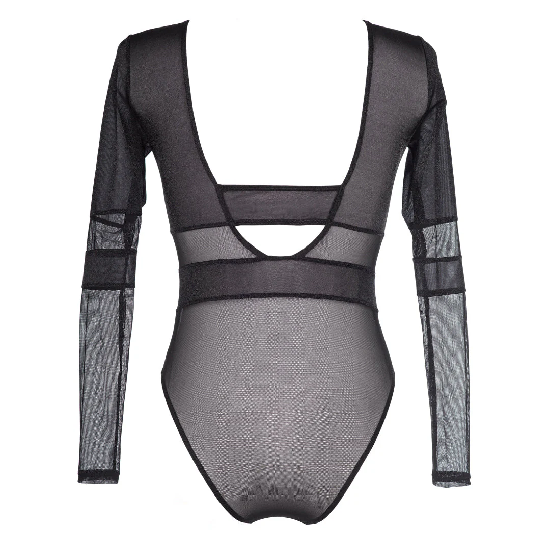 Axami Miami Vibe Sheer Shimmer Mesh Teddy - Image 4