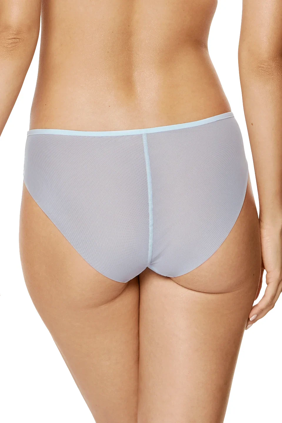 Gorteks Mable Baby Blue Sheer Mesh Bikini Panty - Image 2