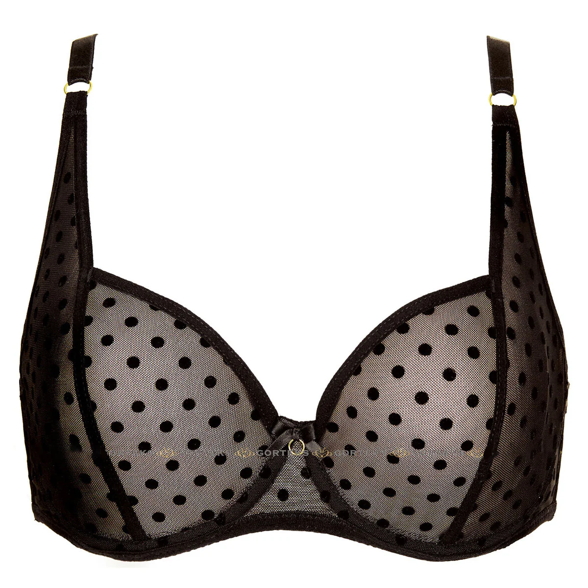 Gorteks Thalia Sheer Mesh Demi Cup Bra - Image 7