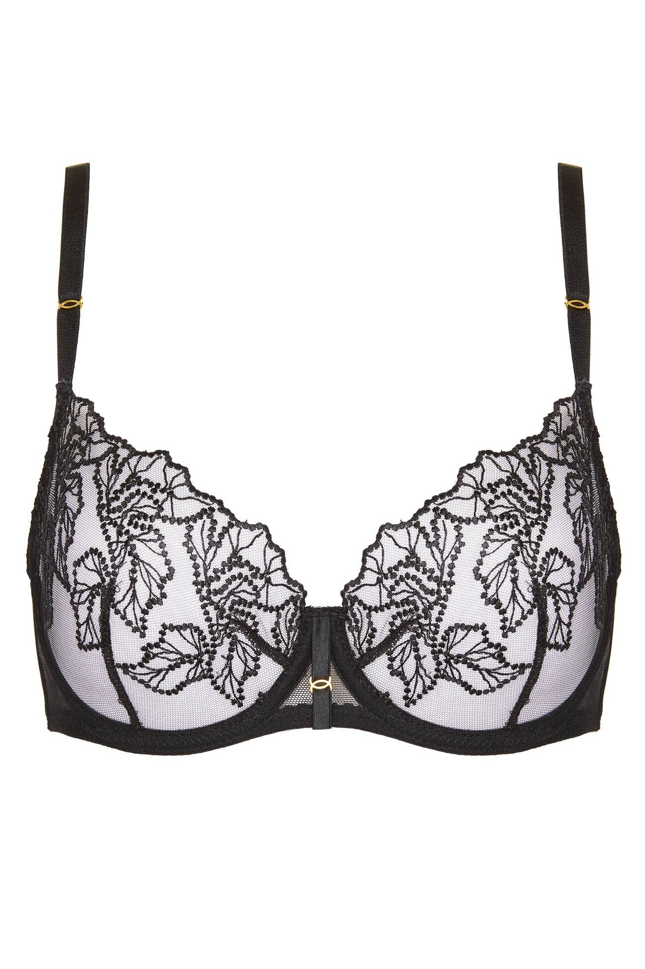 Gorteks Madame Sheer Mesh Demi Cup Bra - Image 7