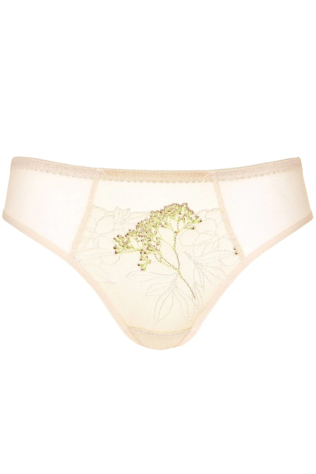 Gorteks Soleil Sheer Mesh Embroidered Bikini Panty - Image 5