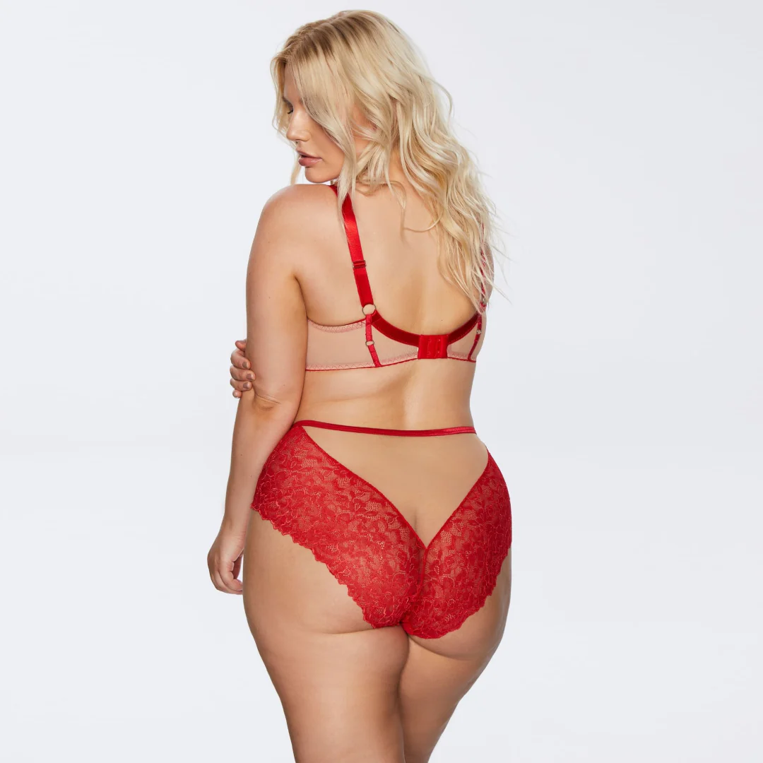 Kinga Mind Love Sheer Mesh Full Busted Lace Bra - Image 4