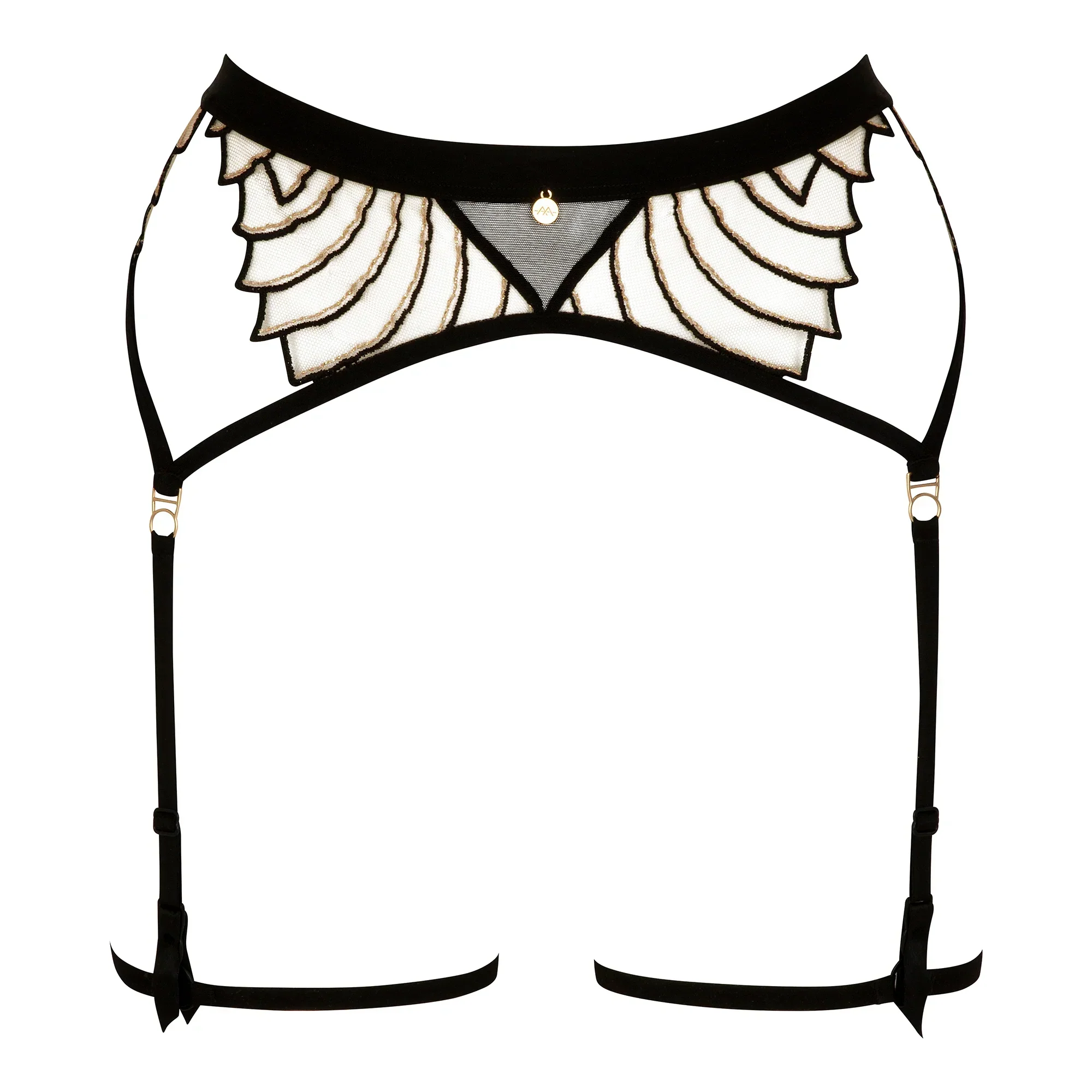Atelier Amour Cosmic Dream Sheer Mesh Garter Belt - Image 4