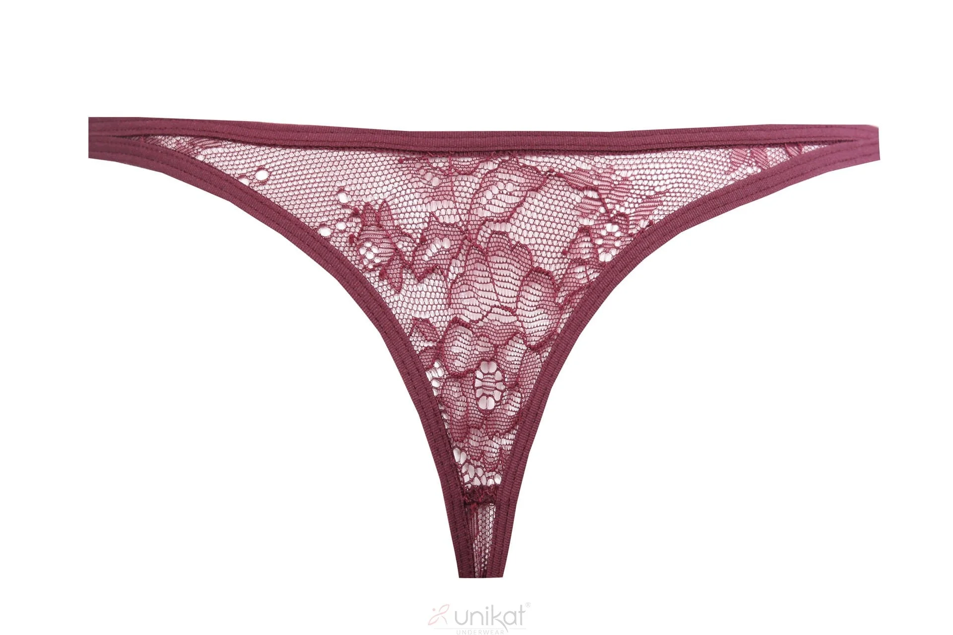 Unikat Caro Sheer Mesh Lace Thong Panty - Image 4