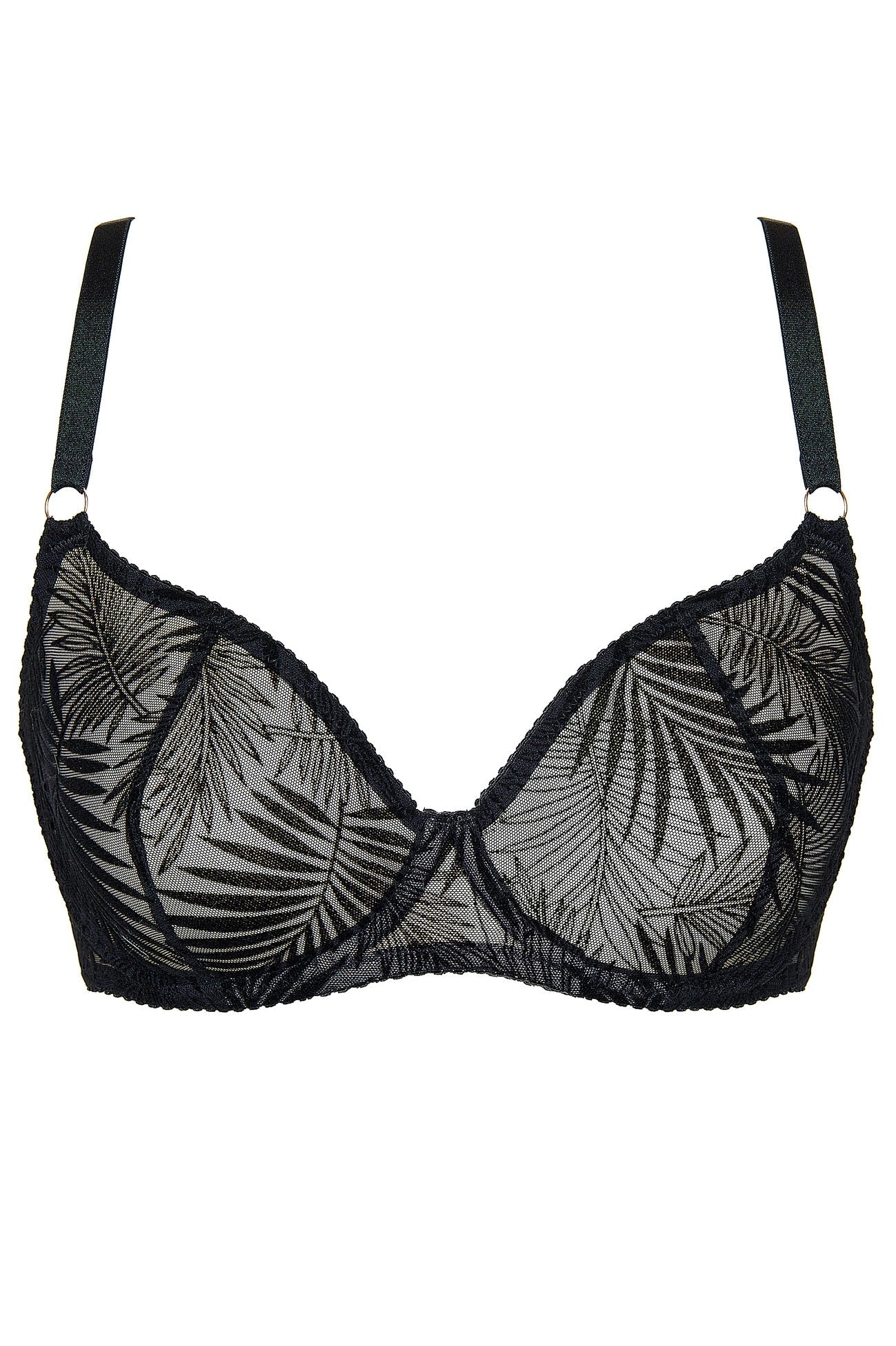 Sheer Mesh Plunge Bra Gorteks Mare - Image 10