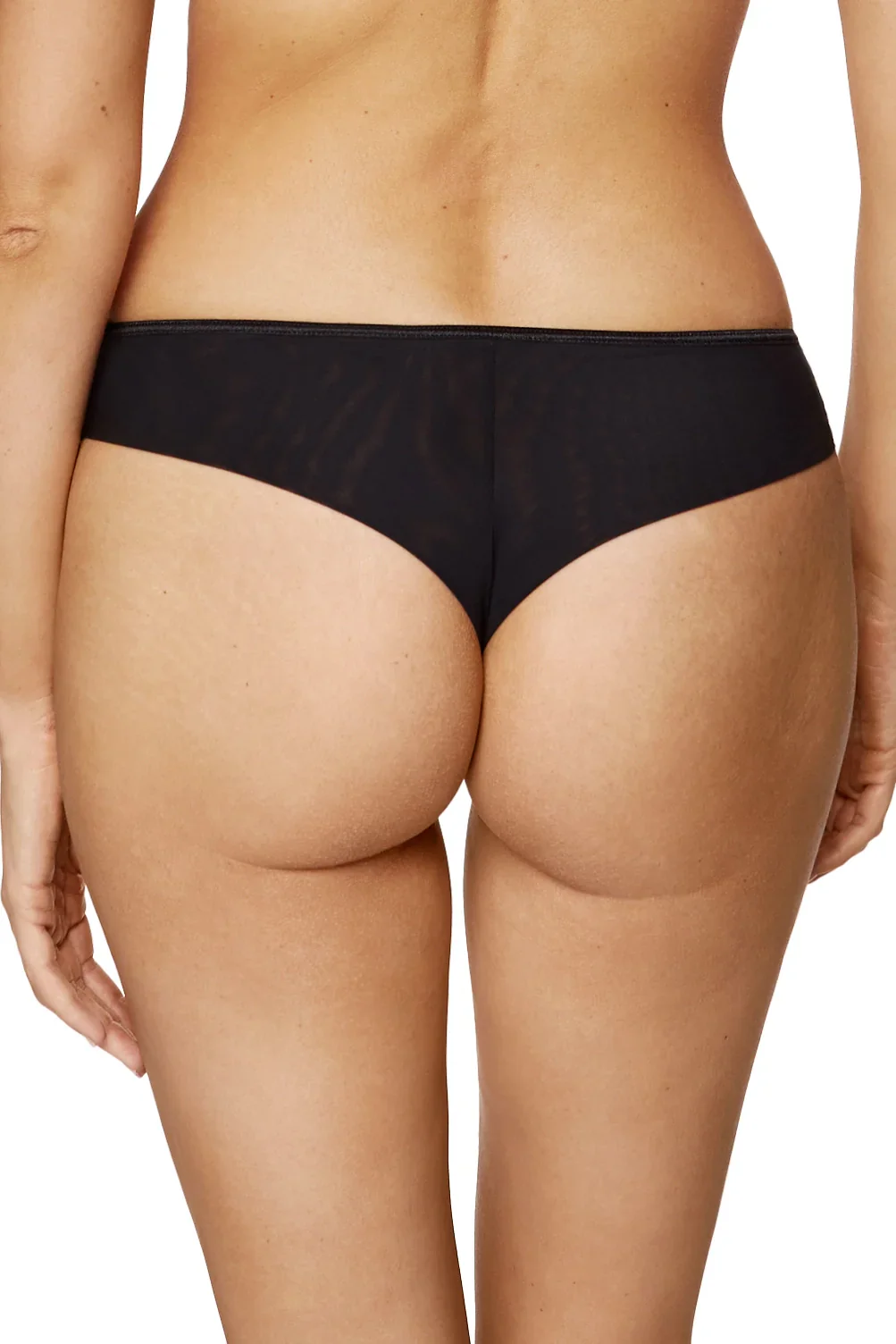 Gorteks Coco Black Sheer Mesh Thong Panty - Image 2