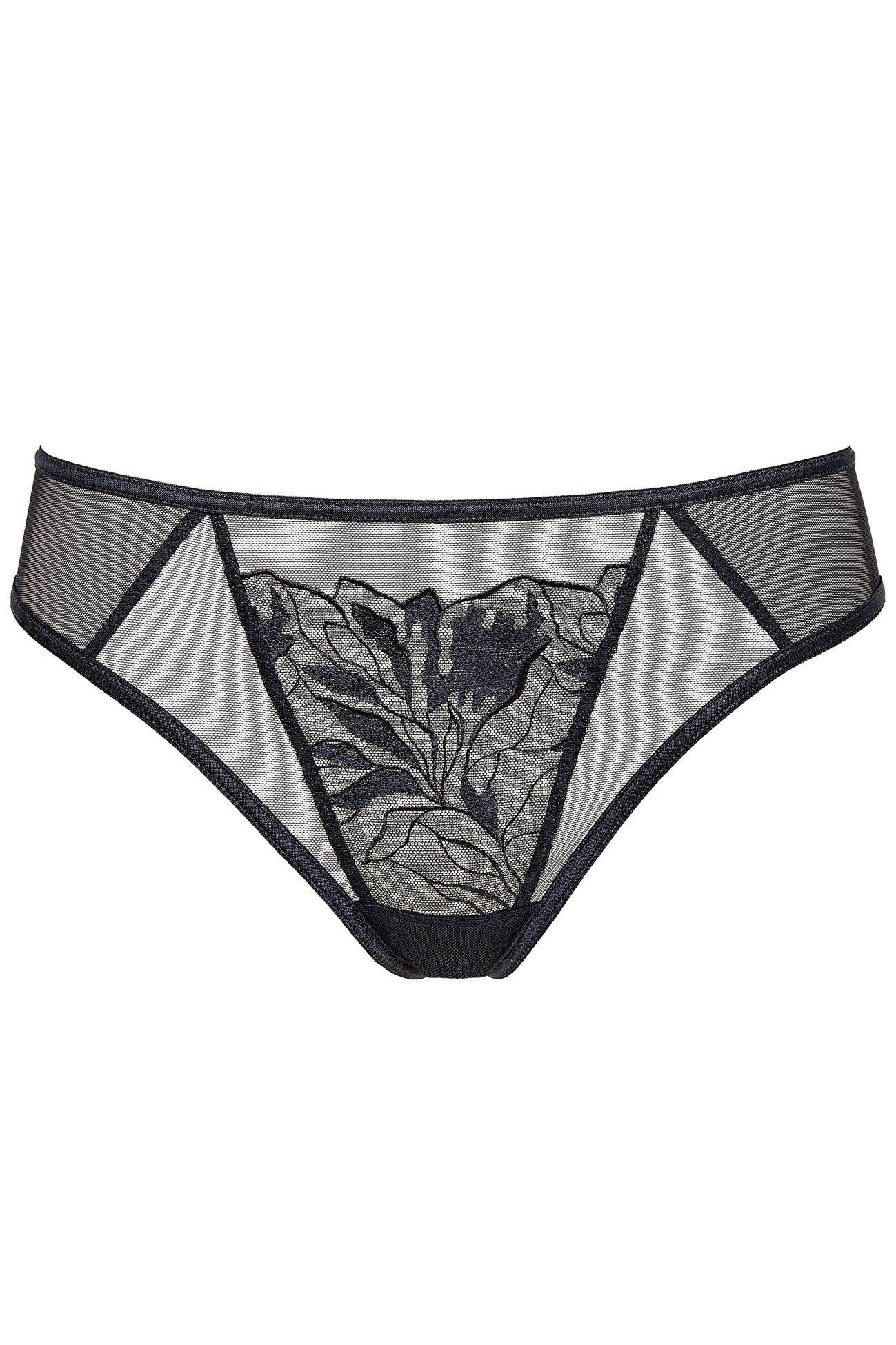 Gorteks Coco Black Sheer Mesh Thong Panty - Image 5
