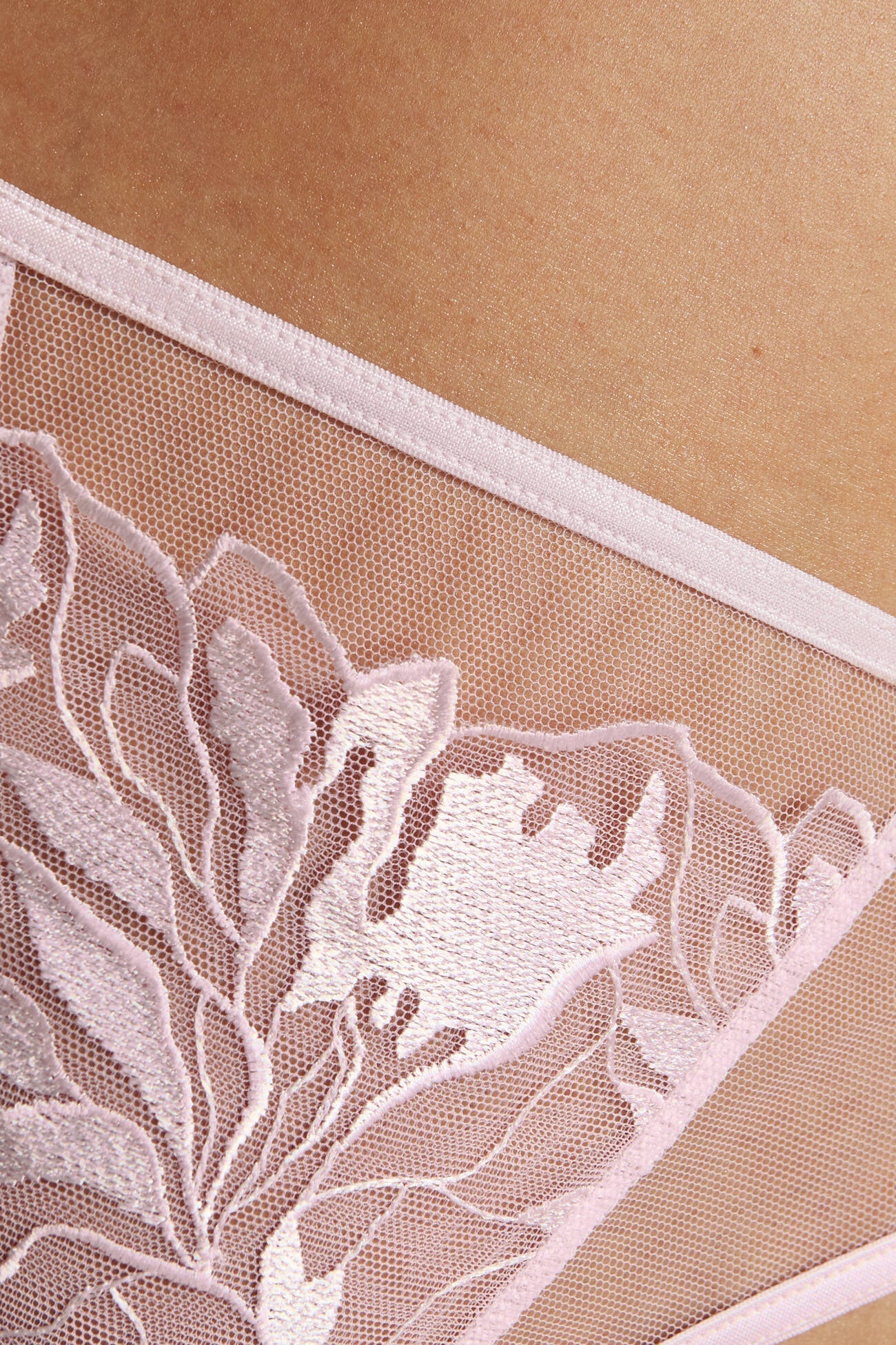 Gorteks Coco Pink Sheer Mesh Thong Panty - Image 5