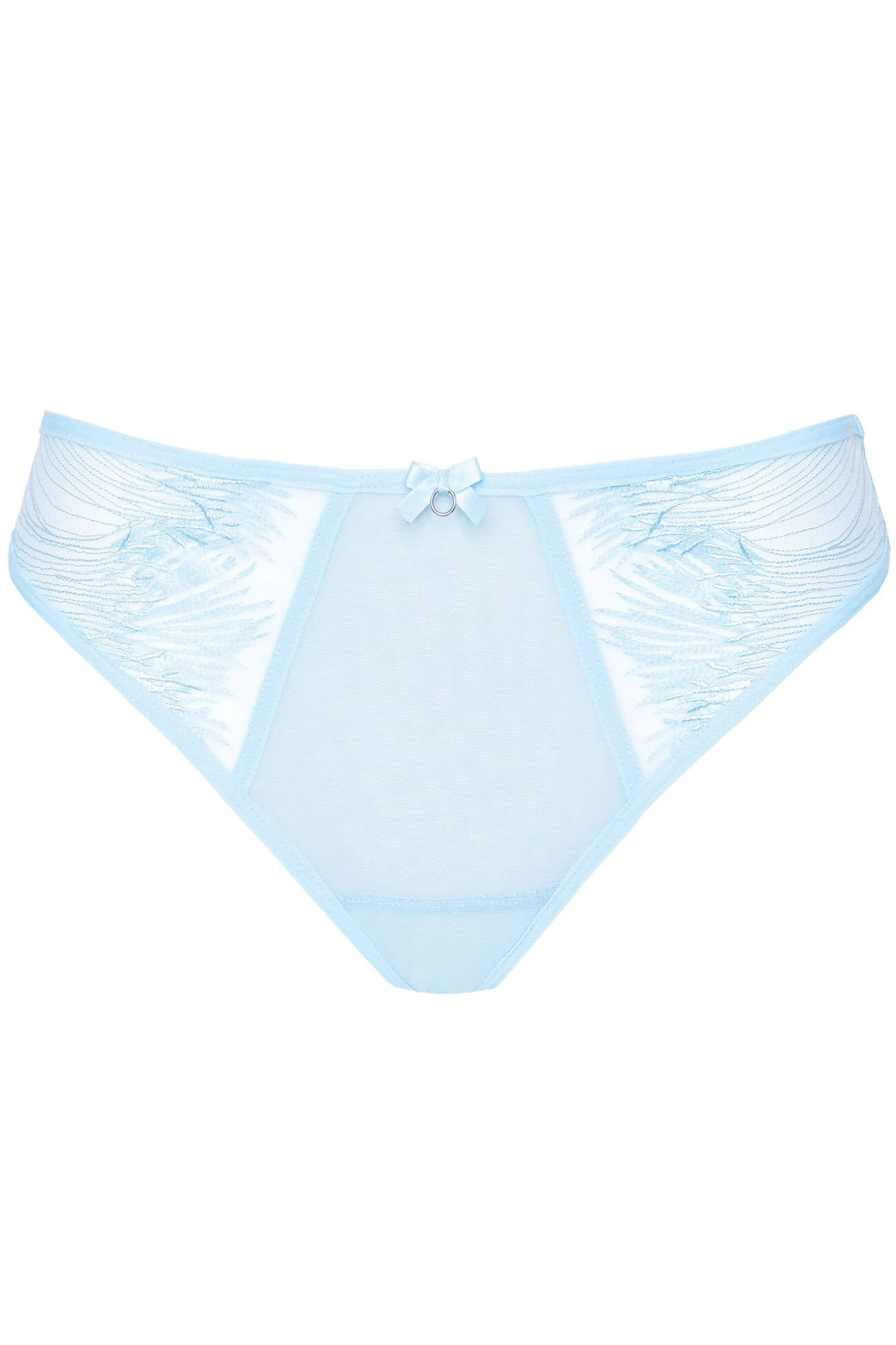 Gorteks Mable Baby Blue Sheer Mesh Thong Panty - Image 3