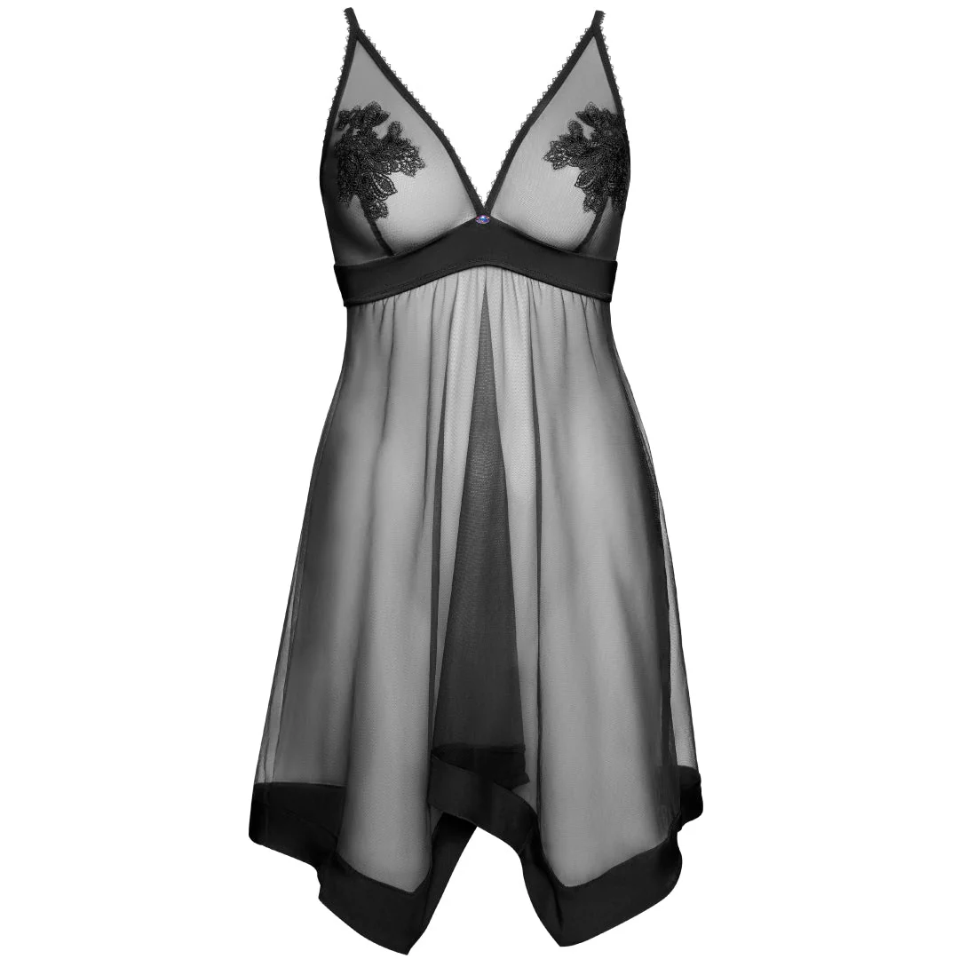 Lisca Peony Sheer Mesh Wireless Babydoll - Image 4