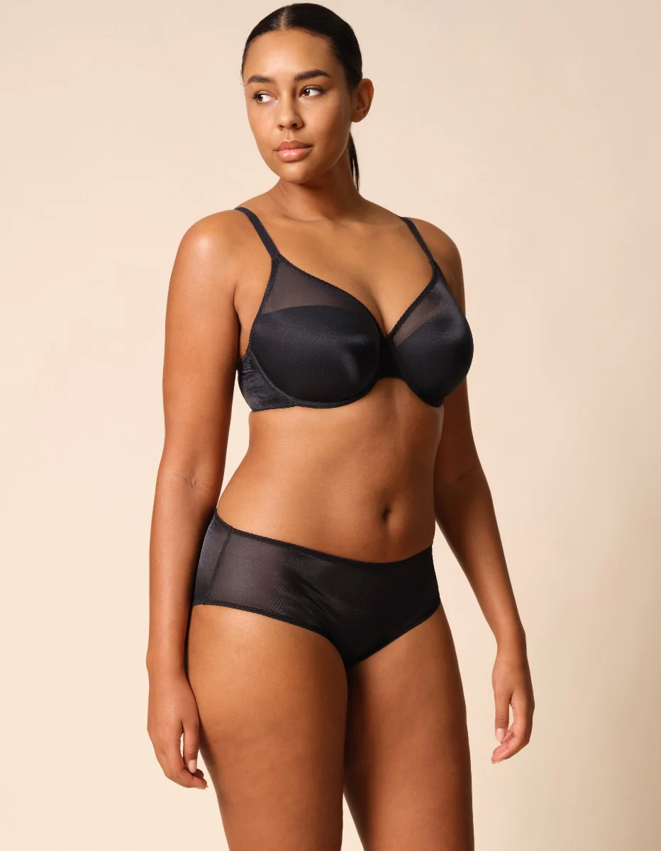 Gossard Glossies Black Sheer Shorts Panty - Image 5