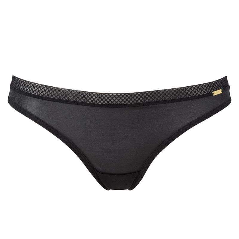 Gossard Glossies Black Sheer Thong Panty - Image 11