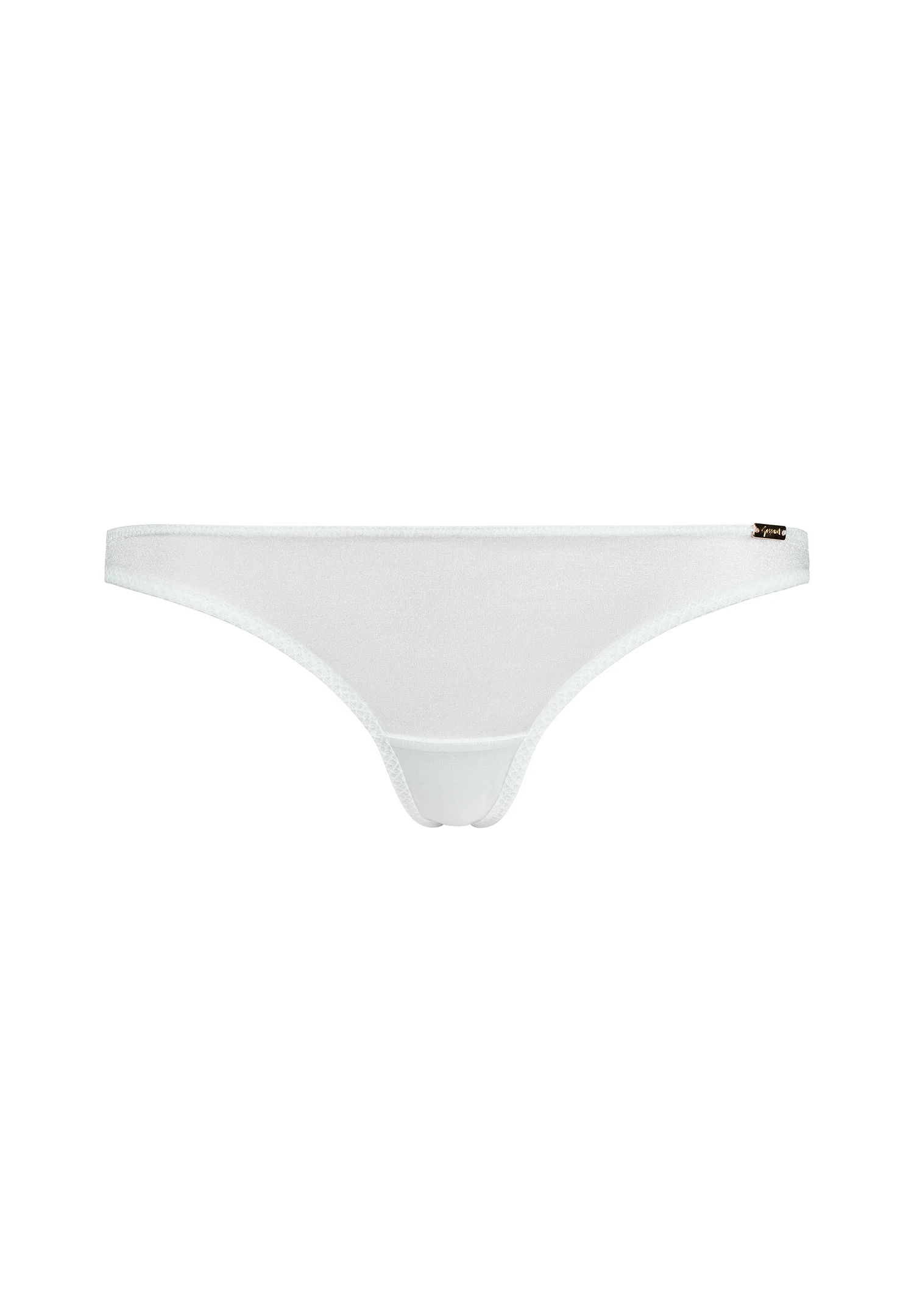 Gossard Glossies White Sheer See Through Thong Panty - Image 5