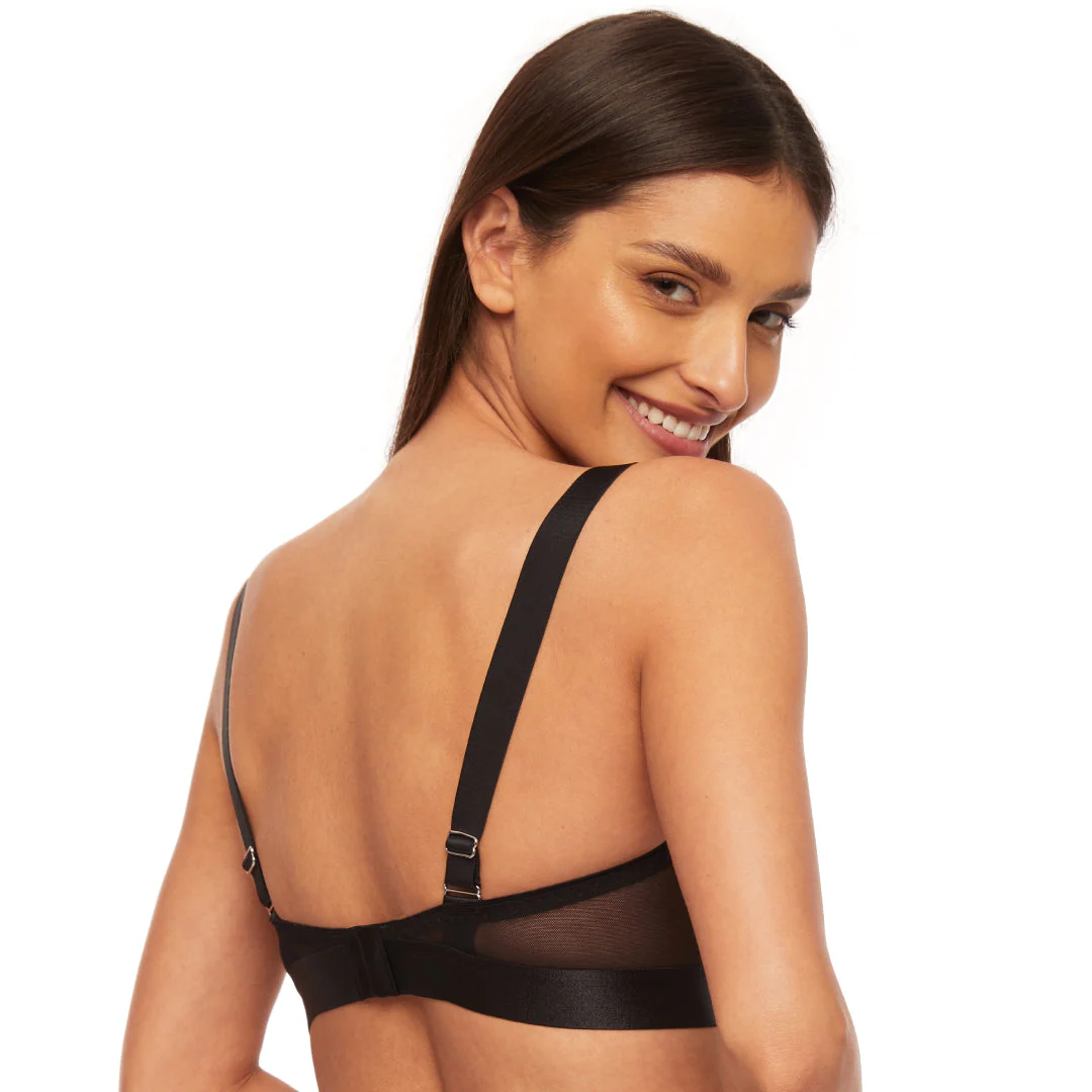 Kinga Mist Sheer Mesh Balconette Bra - Image 2
