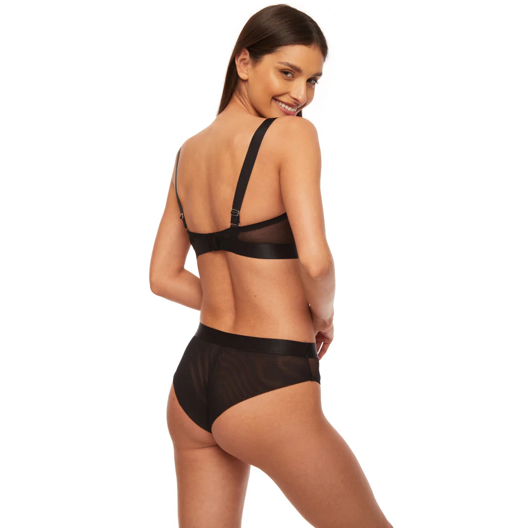 Kinga Mist Sheer Mesh Balconette Bra - Image 4