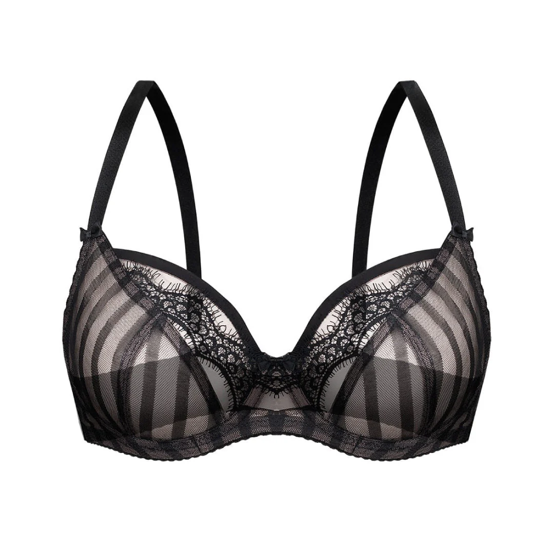 Unikat Stefani Sheer Soft Full Figure Underwire Bra - Image 3