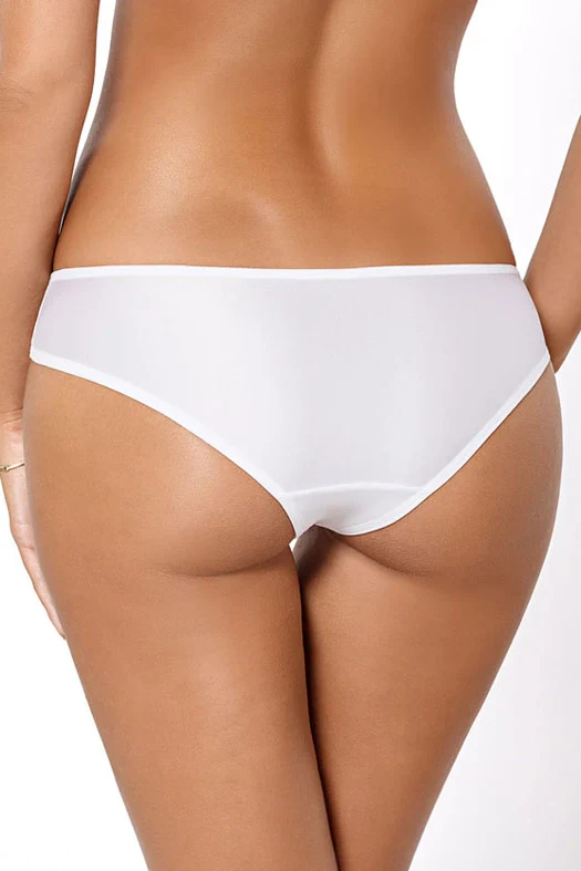 PariPari Athina Sheer Embroidered Bikini Panty White - Image 2