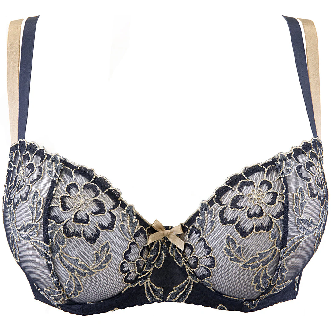 Axami Blue Lagoon Soft Sheer Balconette Bra - Image 8