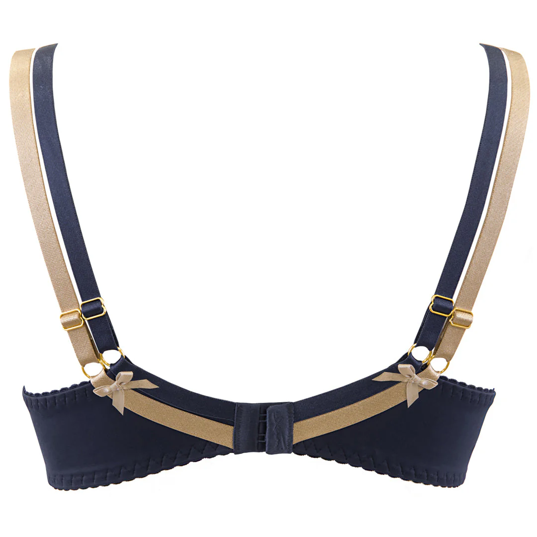 Axami Blue Lagoon Soft Sheer Balconette Bra - Image 9