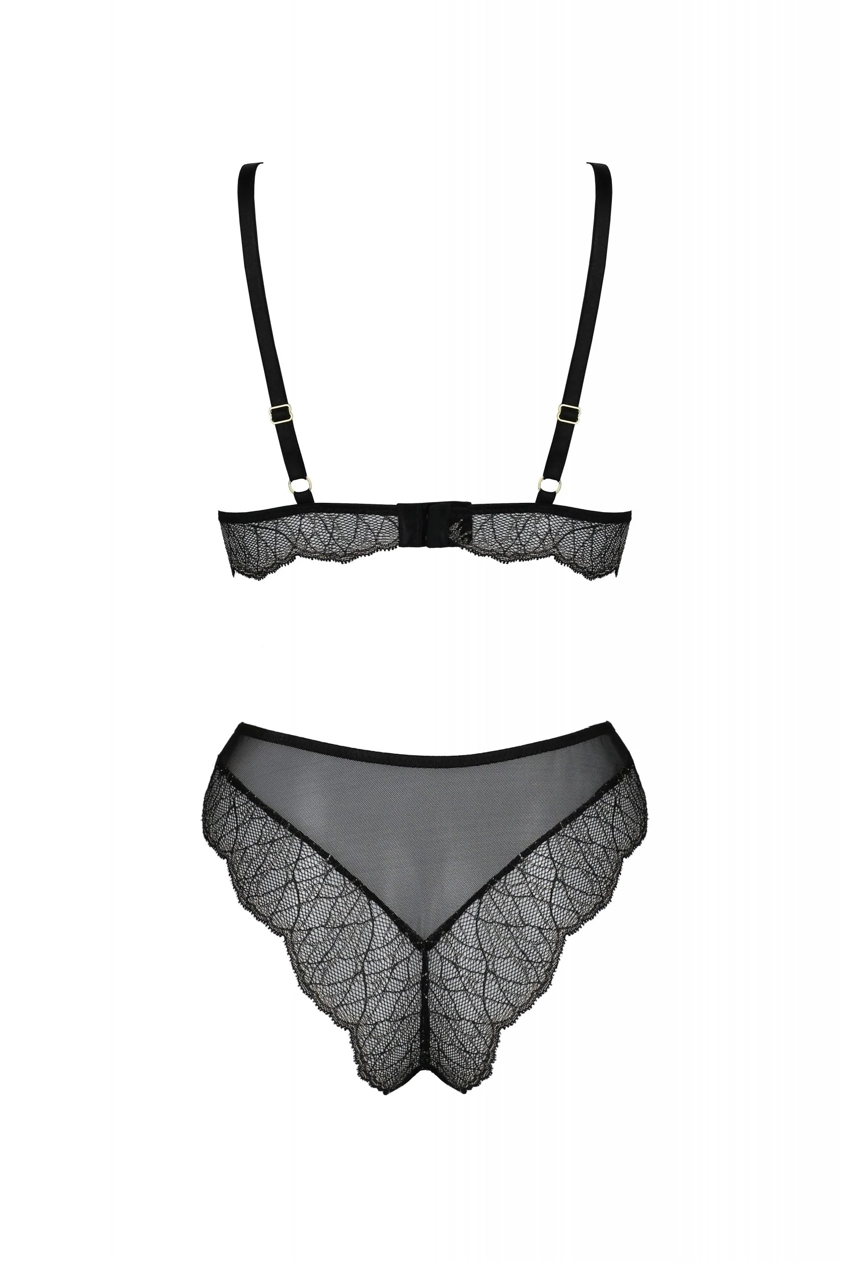 Soft Sheer Lace Top & Bikini Set Passion Amberly - Image 4