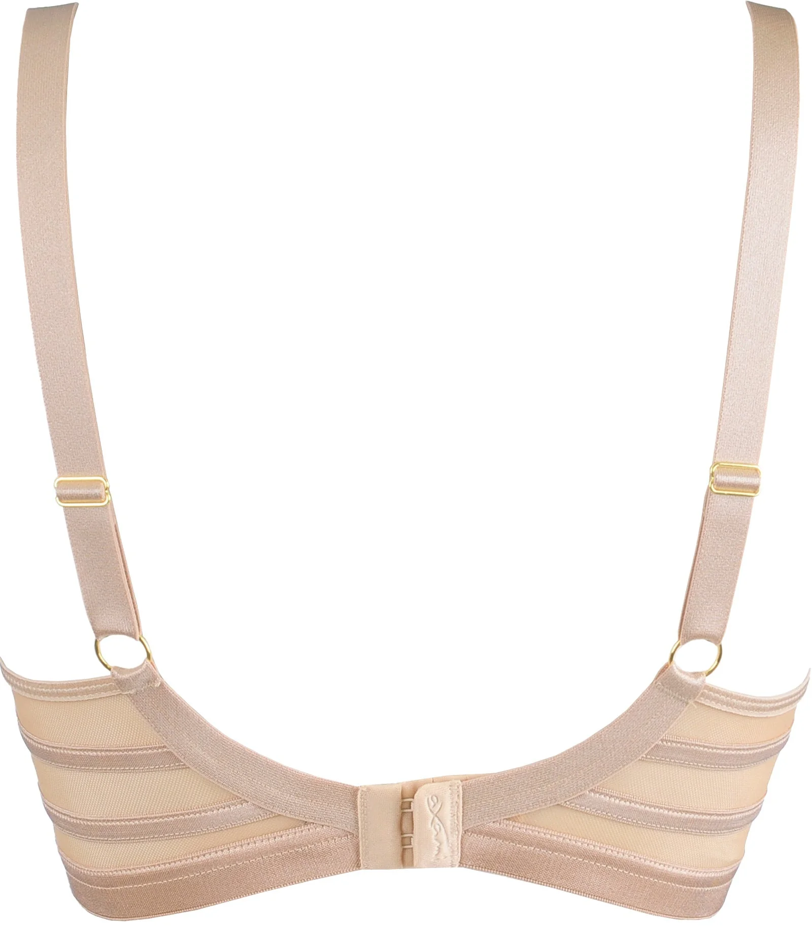 Axami Linea Nude Soft Sheer Mesh Balconette Bra - Image 4