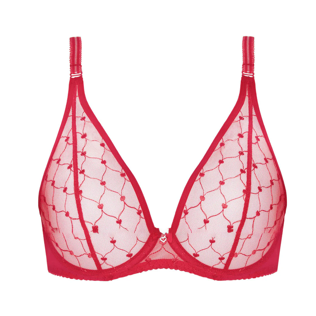 Gorteks Euphoria Soft Sheer Mesh Plunge Bra - Image 6