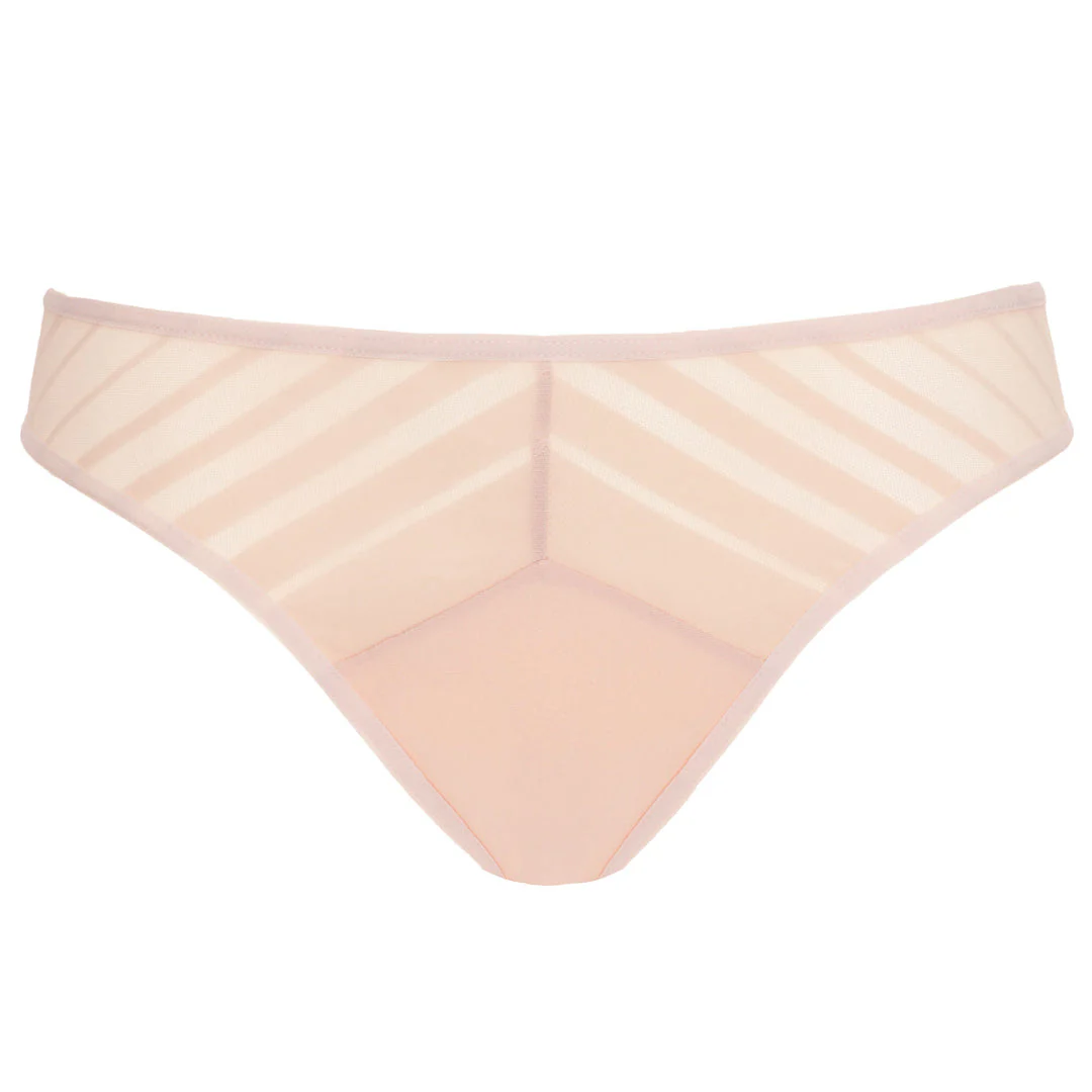 Gorteks Luna Blush Sheer Striped Bikini Panty - Image 6