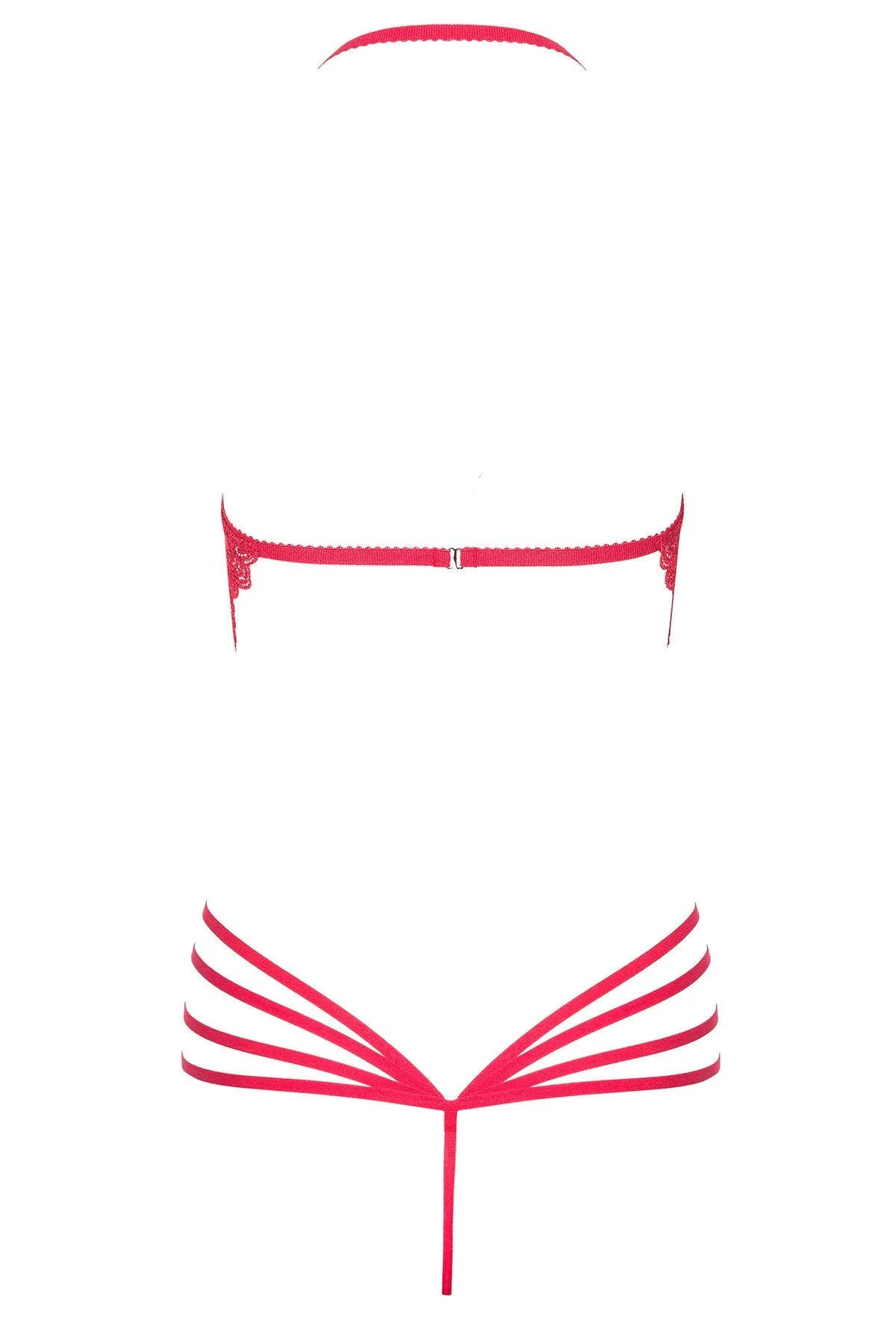Beauty Night Denver Strappy Lace Teddy - Image 4