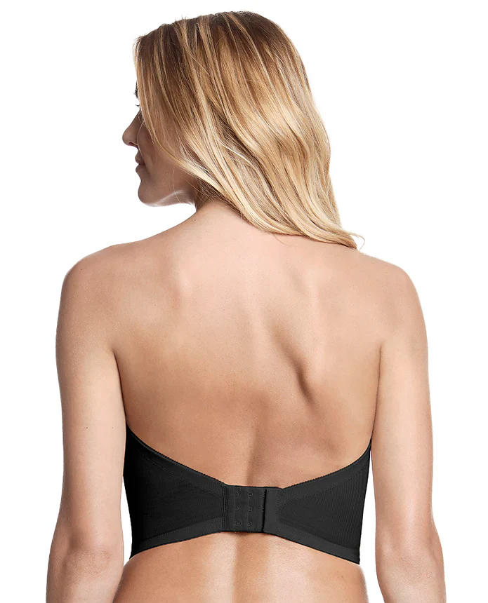 Dominique Taylor Backless Strapless Black Lace Bra - Image 2